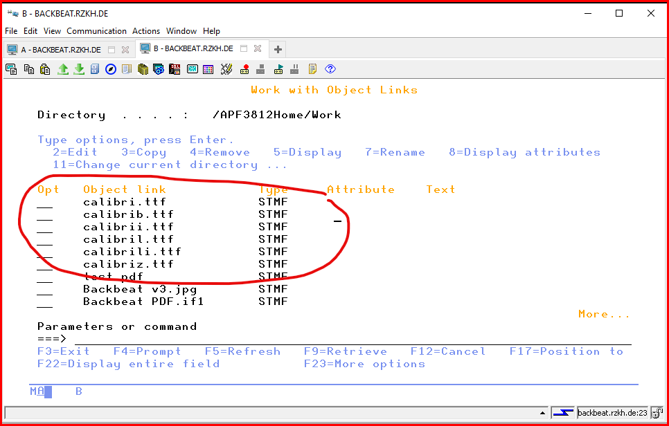 How to install a font in INTERFORM400 7 How to install a font in INTERFORM400 6