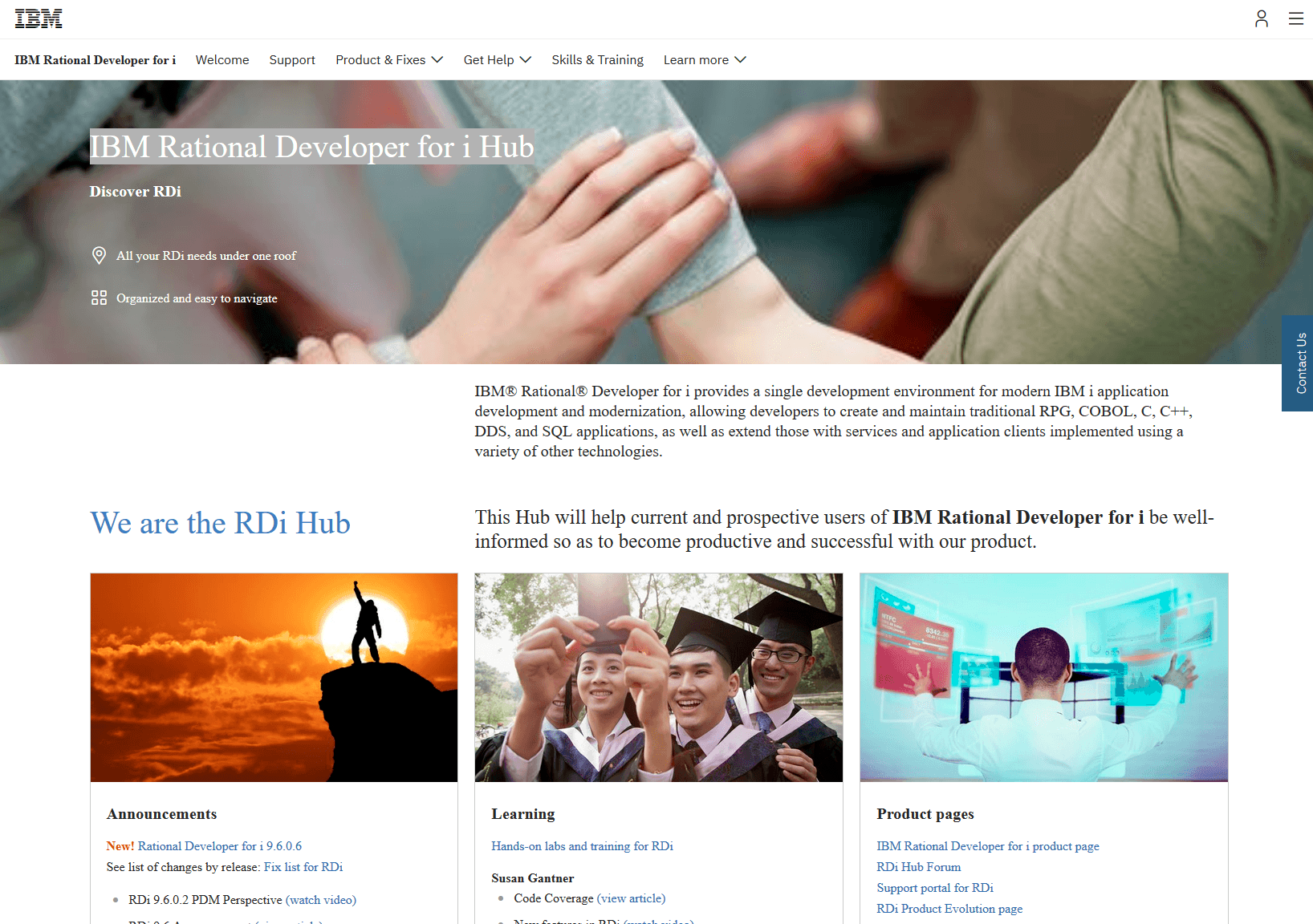 New Developerworks RDi website is 'IBM Rational Developer for i Hub' 2 IBM Rational Developer for i Hub