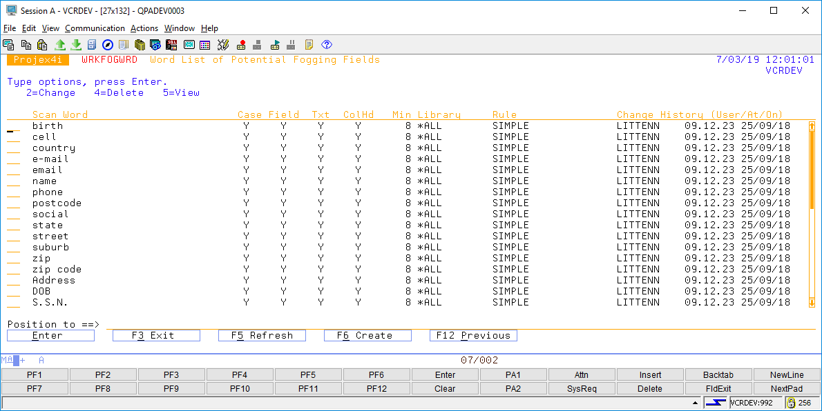 IBM i Data Obfuscation - Making Data Foggy Murky and Squinty 2 IBM i Data Obfuscation - Making Data Foggy Murky and Squinty 1
