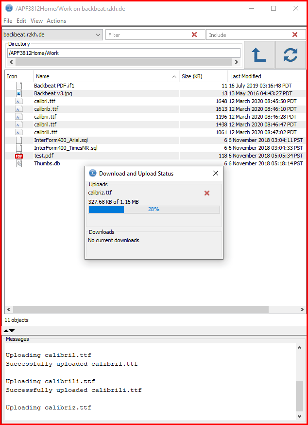 How to install a font in INTERFORM400 6 How to install a font in INTERFORM400 5