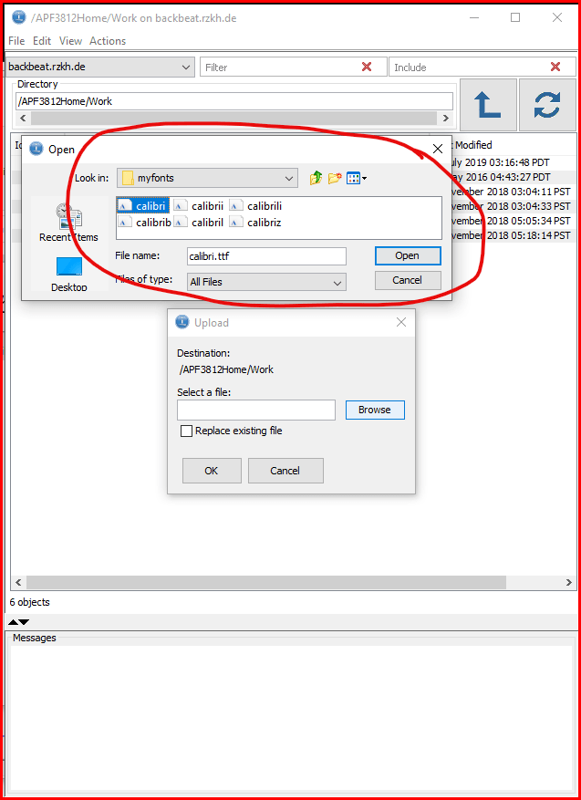 How to install a font in INTERFORM400 5 How to install a font in INTERFORM400 4